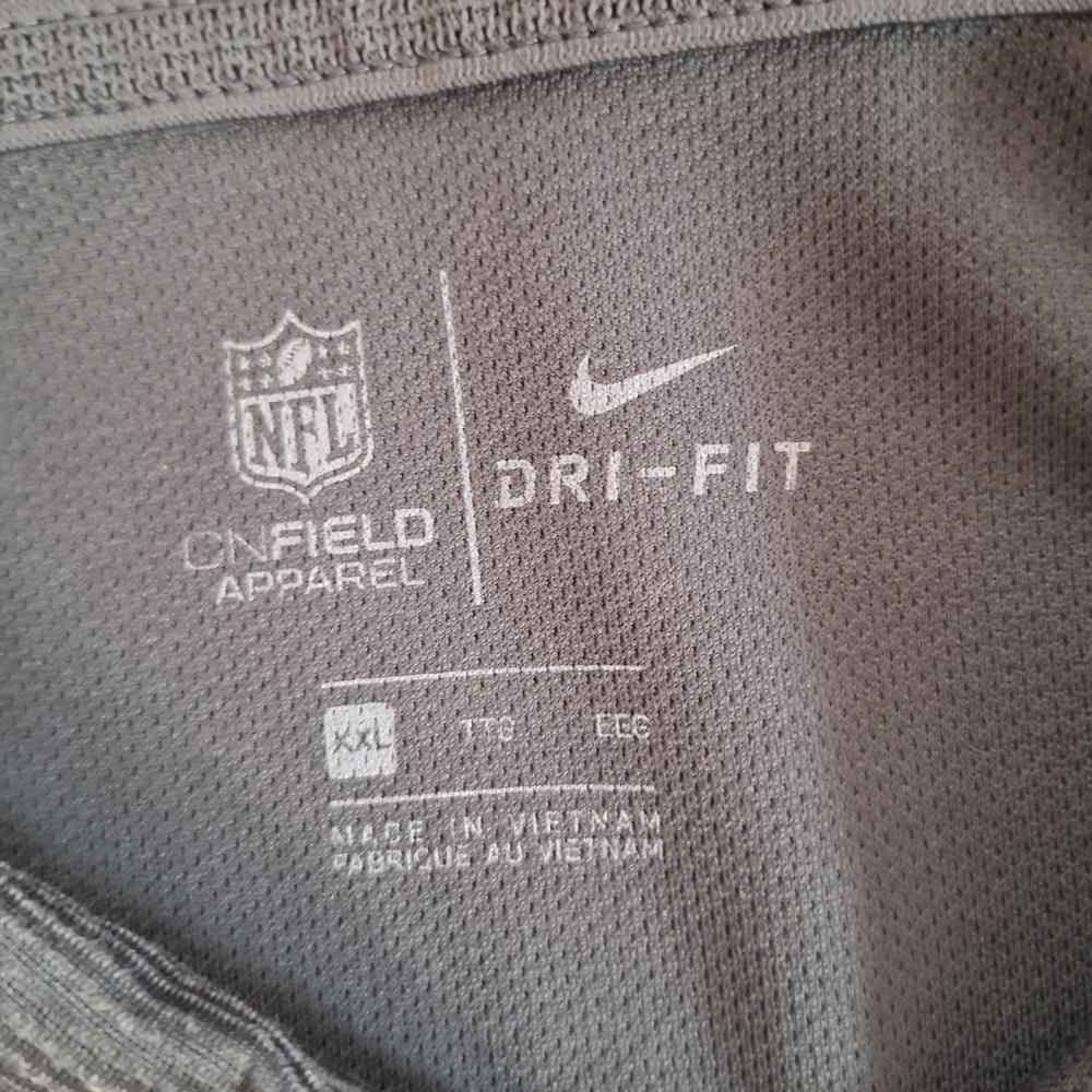 Nike Green Bay Packers Polo Shirt Embroidered Grey XXL - Picture 6 of 10
